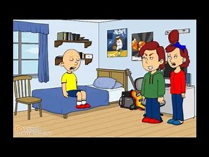Caillou creates an goanimate account/ grounded