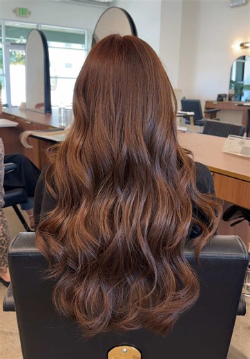 virgin hair to this beautiful light brown color using no bleach she is ready for fall 🍂 #ocsalon #orangecountyhairstylist #hairinspo #transformation #autumnhair