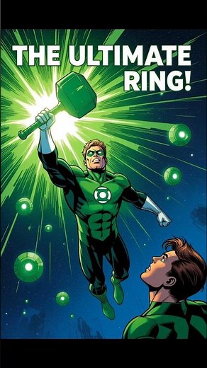 💚 Green Lantern Ring Power Explained! | #greenlantern #marvel #anime #shorts
