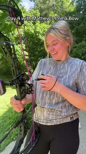 Day 4 with Mathew’s Prima Bow #mathews #beginner #archery