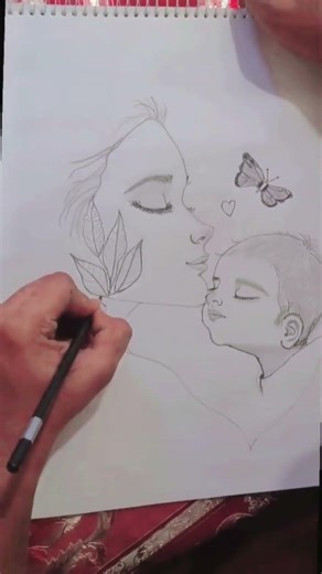 Beautiful Girl Face Drawing Tutorial 💜😊