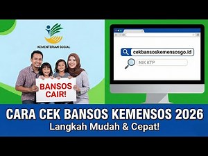 Cara Cek Bansos Kemensos 2026: Langkah Mudah & Cepat Lewat HP (Update Terbaru)
