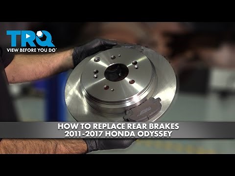 How to Replace Rear Brakes 2011-2017 Honda Odyssey
