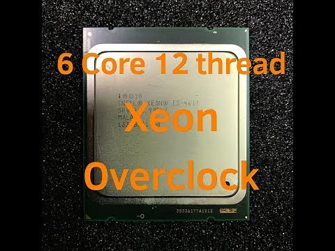 Unboxing and Overclock of 6 core Intel Xeon e5 1650 v2 with Chineese x79 Motherboard