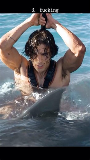 #movie #film Hanging Over Shark-Infested Waters... But the Sharks Won't BITE?! 😱🔪Dangerous Animal
