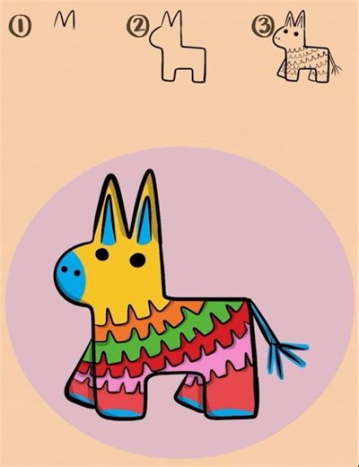 How To Draw Piñata #shorts #drawings #art #trending