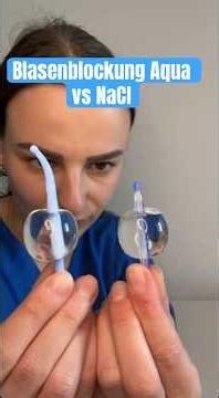Bladder blockage test: Aqua vs. NaCl 💦 #nurse #care #test #fyp #careinfosion