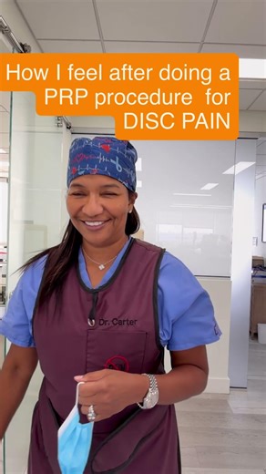 How doing a PRP injection to fight pain makes a physician feel!