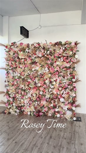Fast, Elegant & Profitable: 5-Minute Flower Wall Setup #eventplanning