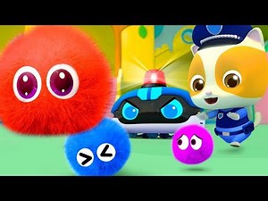 Baby And Police Robot Cleaners | Kids Good Habits | Nursery Rhymes | Kids Songs | BabyBus