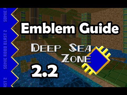 SRB2 Emblem Locations - Deep Sea Zone (2.2)