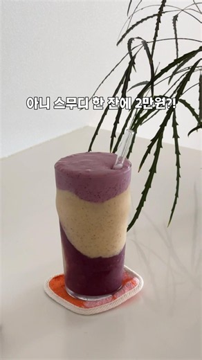 2만원 트웰브 스무디, 집에서 만들어봤습니다🥤 바이타믹스 레시피 #트웰브 #트웰브스무디 #스무디 #스무디레시피 #바이타믹스 #홈카페 #과일스무디