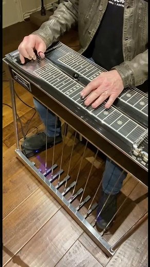 Pedal Steel Guitar Riff’n (Coca Cola Cowboy) Mel Tillis #shorts #tutorial #pedalsteelguitar #cowboy