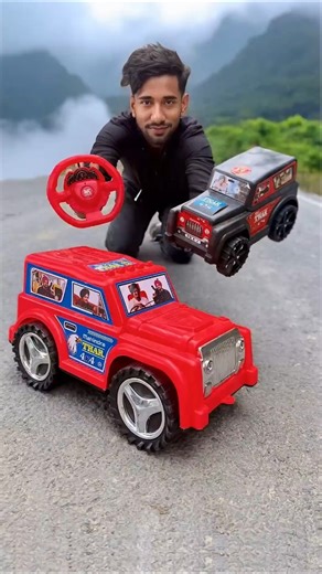 ₹150 Rc Thar VS ₹450 Remote Wala Thar Ride 🚀#rcthar​ #toys​ #thar​ #unboxing​ #ride​ #shortsfeed​