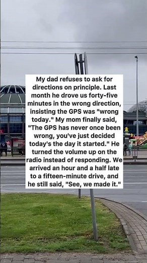 Dad vs. The GPS 🚗 #dadjokes #funny #shorts