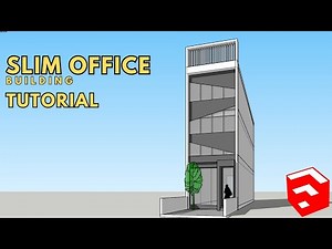SKETCHUP BUILDING TUTORIAL HOW TO MAKE SMALL OFFICE BUILDING