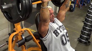29 reactions | Lee Priest casually shoulder pressing 120 kgs on Powertec Lever Gym. Which one would you rather Levergym Shoulder Press or Free Weight Shoulder Press? | Sam's Fitness | Facebook