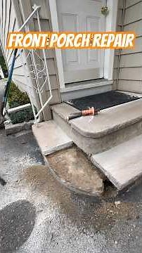 Front Porch Repair #diy #constructionchannel #frontporch #repair #howto # #stepbystep #construction