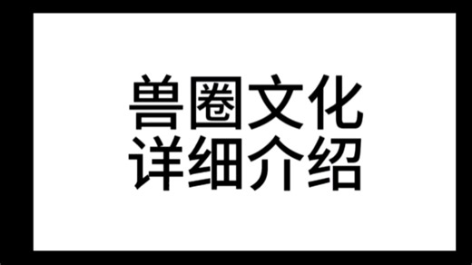 兽圈文化详细介绍