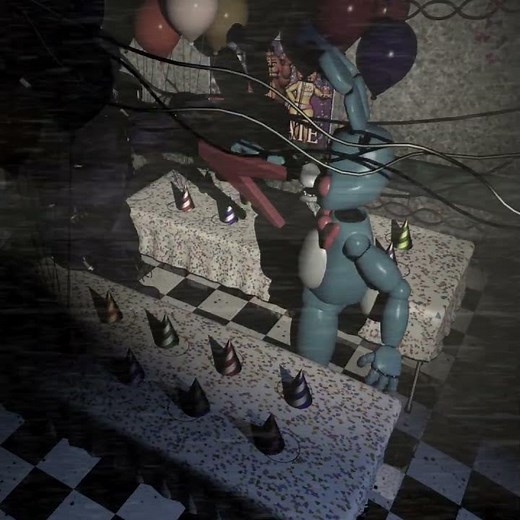 Purple Guy Vs Toy Bonnie FNaF 2 in Real Time Animated