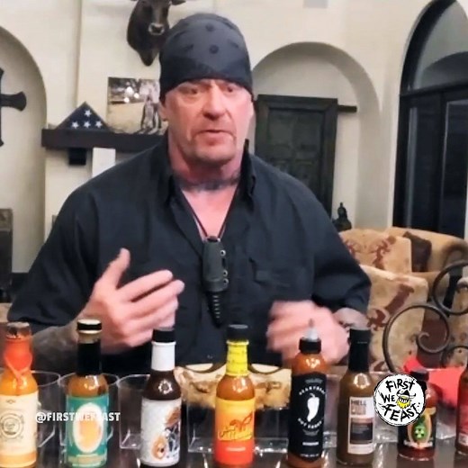 The Undertaker tells us his best match against Stone Cold Steve Austin on Hot Ones | First We Feast