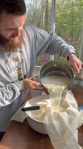 6.6M views · 156K reactions | Homemade Mozzarella Cheese With Just 2 Ingredients! Salt optional. #homemade #homestead #selfsufficient #fromscratch #mozzarella #homemadecheese | B&R Homestead | Facebook