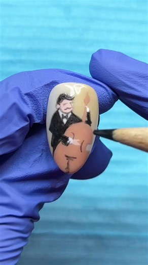 🎻🎺 #classicalmusic #freestyleart #nails #pressonnails #musiclovers #nailarttutorial