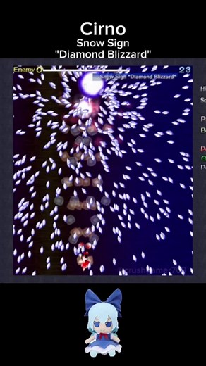 Explore Cirno in Touhou Project Gameplay