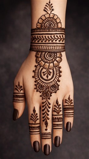 beautiful 😍 back hand #mehndi designs 🌿 #mehndidesign #heena #shorts #viralvideo #hennadesigns #yts
