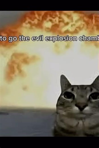 When u go to the evil explosion chamber