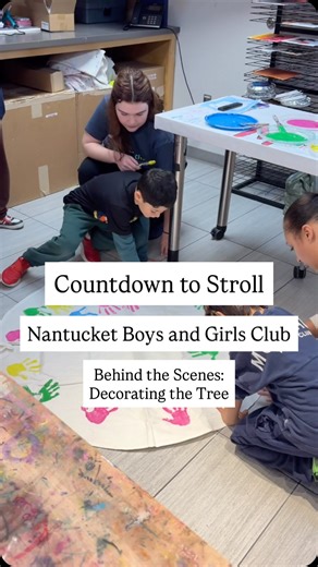 Happy Stroll! Earlier this week, we got to chat with staff at the Boys & Girls Club as they decorated their tree for Festival of Trees. This year, their tree is celebrating the club’s 80th anniversary and represents all the good they’ve brought to the Nantucket community. | The Nantucket Inquirer and Mirror
