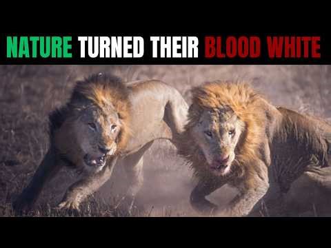 2 Lions MASSACRED the 3 Rarest Cubs on Earth... Then Nature Turned Their OWN Blood White