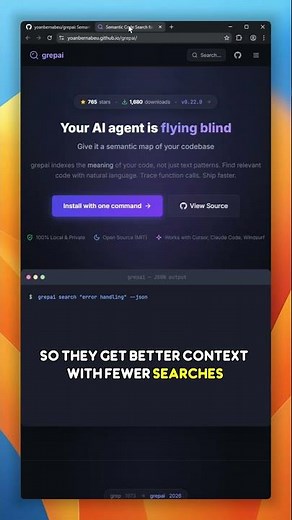 grepai: the missing link between your codebase and your AI agent