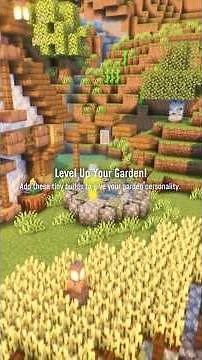 5 Garden Decoration Ideas for Minecraft | Easy & Aesthetic Builds