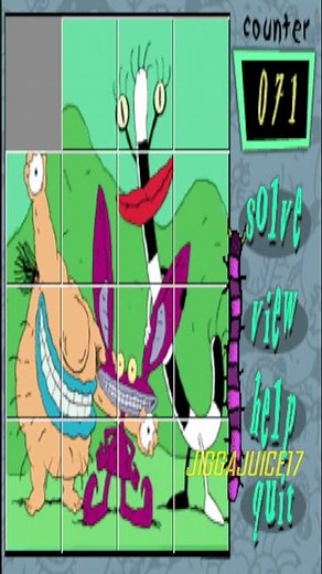 Aaahh!!! Real Monsters - Slider Shockwave Game Gameplay