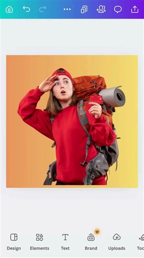 How to Create the Canva Pop Out Effect (Canva Tips & Tricks) #shorts