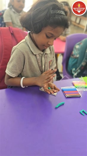 Kamak Schools on Instagram: "🎨 Pattern Making Fun – Grade 1 Little hands creating beautiful patterns 🟠🔺🟢 Learning shapes, colors, and creativity the fun way at Kamak School ✨ #KamakSchool #Grade1Fun #PatternMaking #ClayActivity #FunLearning #creativekids Pattern Making Clay Activity Grade 1 Learning Creative Kids Kamak School"