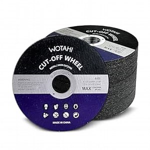 4 1/2 Inch Cut Off Wheel - 50-Piece 4-1/2" x 3/64" x 7/8" Angle Grinder Cutting Disc, 4.5 inch Cut Off Wheel for Metal & Stainless Steel