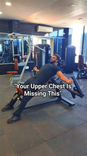 Incline Chest Fly Machine 🔥 Upper Chest Workout Gym Shorts #shorts #shortsfeed #chest #chestworkout