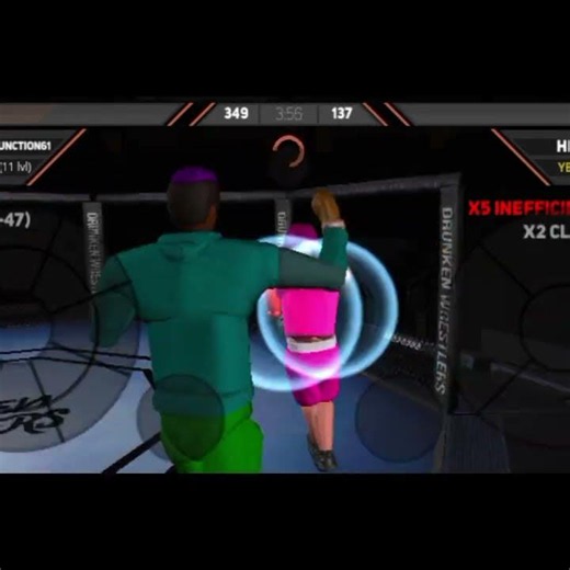#drunken wrestlers El Pablo X homem pink chute brutal