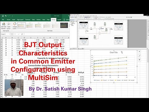 EDC Lab | Output Characteristics of Common Emitter BJT using Multisim | Bipolar Junction Transistor