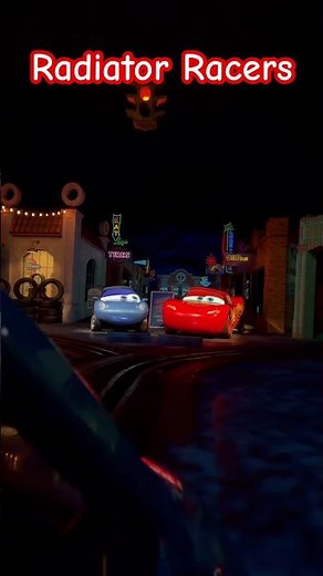 POV Disneyland California Adventure CarsLand!Sally and Lightning McQueen Radiator Springs Racers