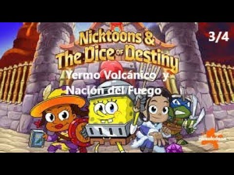 Nicktoons y Los Dados del Destino - Yermo Volcánico y Nación del Fuego (Switch 2025) Parte 3 de 4