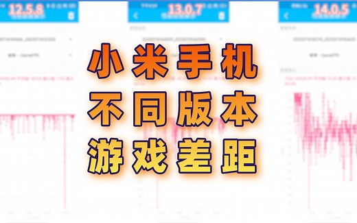 MIUI哪个版本最好？3个版本游戏帧率测试，看看游戏党哪个系统最适合！
