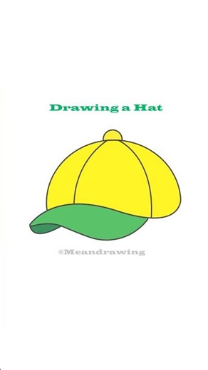Drawing a Hat #simpledrawing #easydrawing #hat