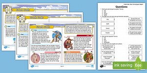 LKS2 Greek Gods Non-Chronological Report Reading Comprehension Activity