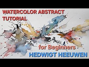 Abstract Watercolor Made Simple for Beginners | Hedwig Theeuwen