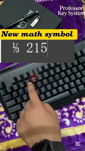 🔢 Type ⅓, ⅔, ⅕ Easily in Word ✍️📐#keyboard #maths #type #tricks