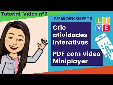 Como criar ATIVIDADE INTERATIVA com vídeo/LIVEWORKSHEETS