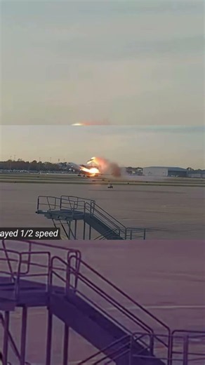 CCTV captures dramatic UPS engine failure on takeoff
